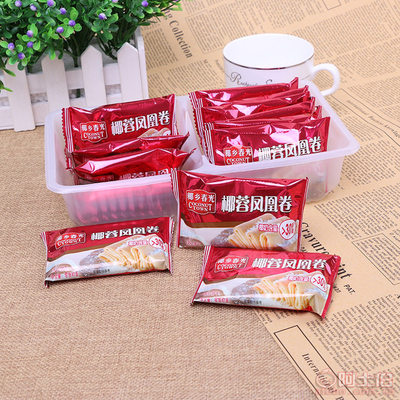 春光105g椰香脆酥椰蓉夾心酥卷餅干 休閑零食的熱銷之選